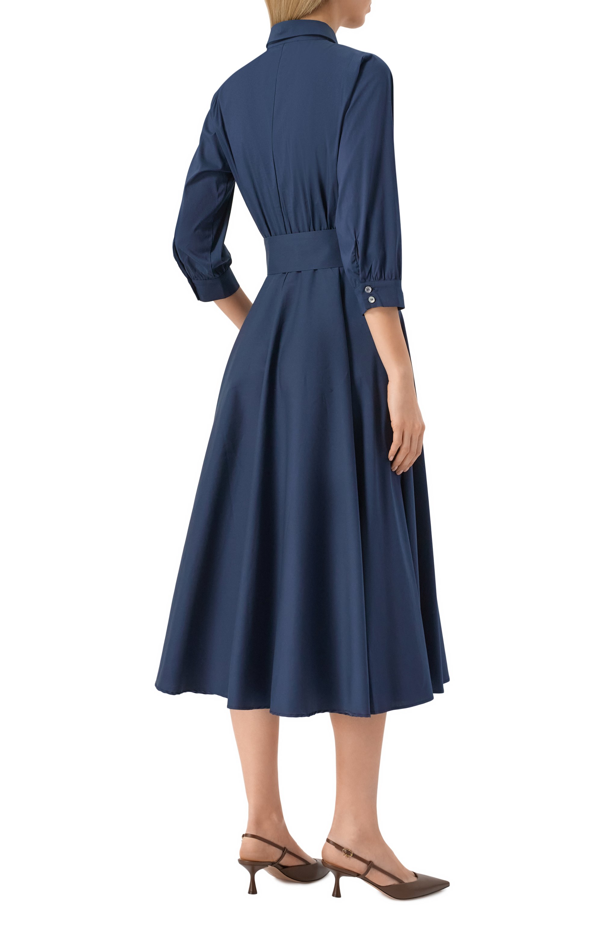 Хлопковое платье PIETRO BRUNELLI, арт. AG2505/C02937, фото 4