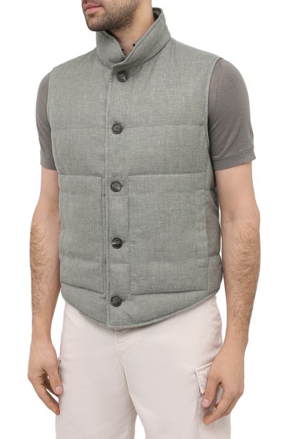 Пуховый жилет BRUNELLO CUCINELLI, арт. MD4951764, фото 3