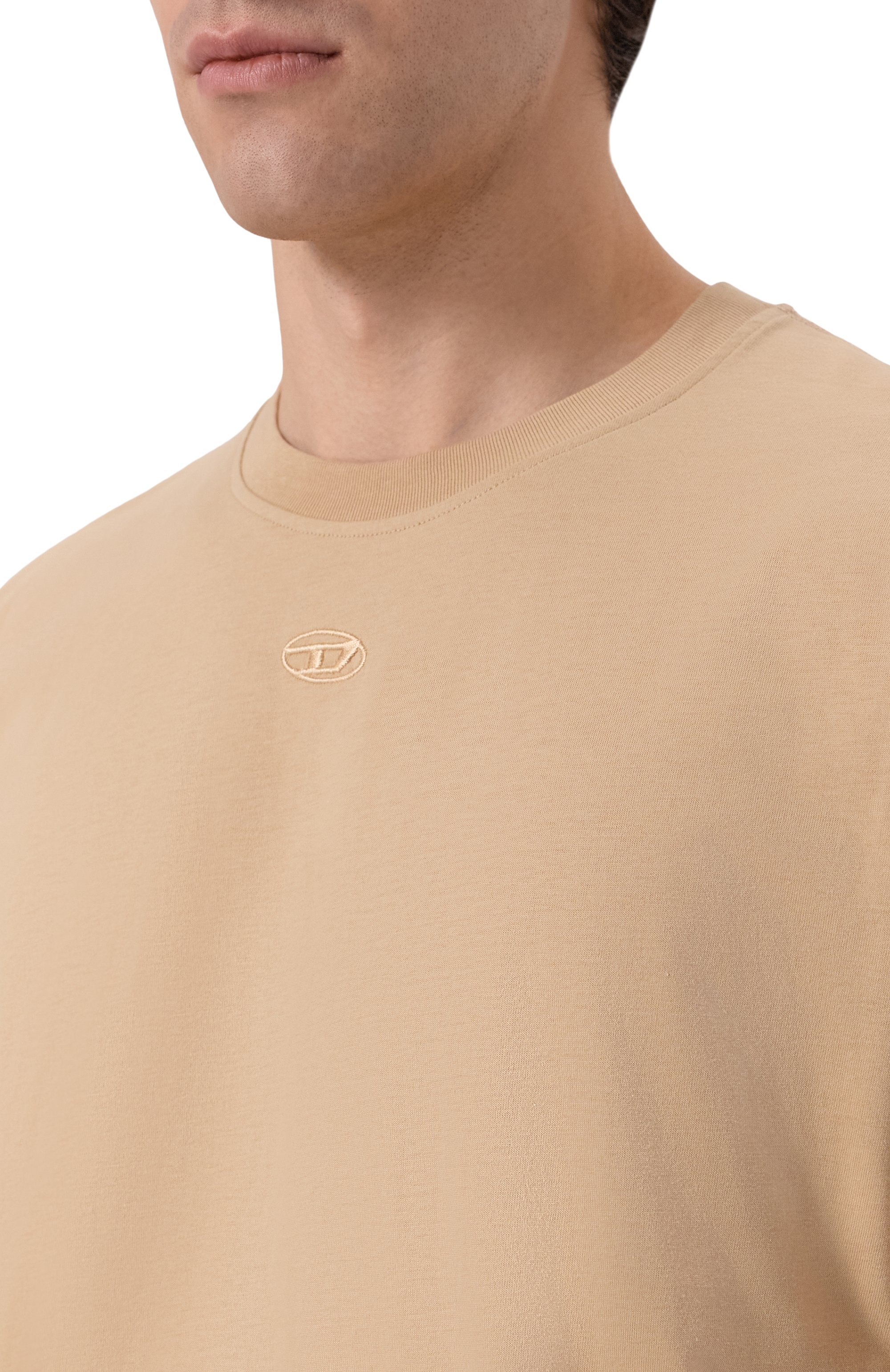 Хлопковая футболка DIESEL, арт. A21562/0PLAT, фото 5