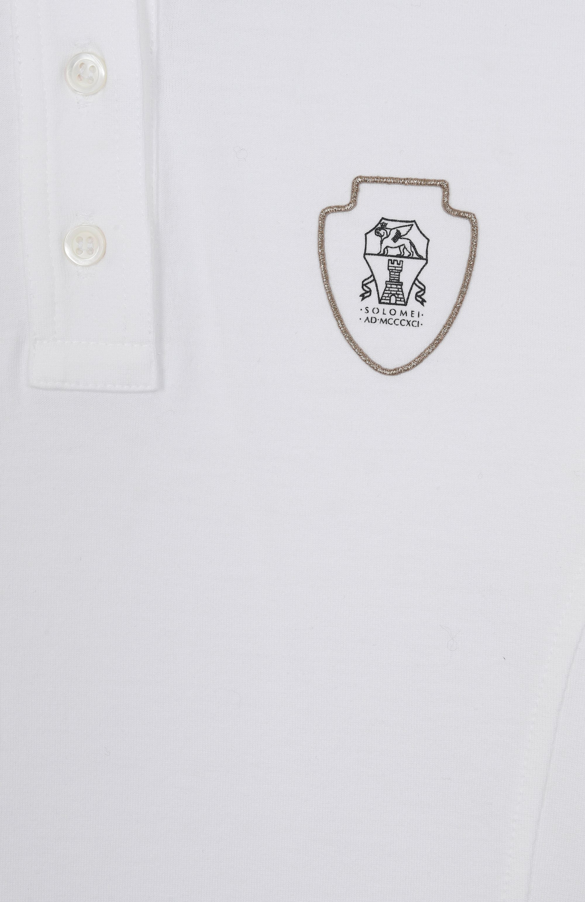 Хлопковое поло BRUNELLO CUCINELLI, арт. B0T81T441C, фото 3