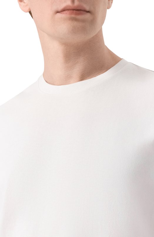 Хлопковая футболка Saint Laurent 861693/Y38AK Белый  861693/Y38AK Фото 5