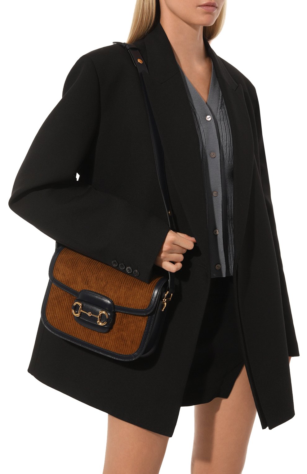 Сумка 1955 horsebit small GUCCI коричневого цвета по цене 338400 руб., арт. 602204 2S8AG, фото 2 Сумка 1955 horsebit small GUCCI, арт. 602204 2S8AG, фото 2