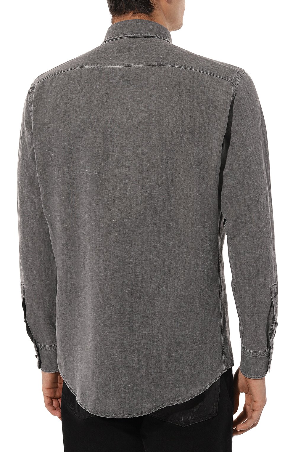 Джинсовая рубашка ZEGNA, арт. UDX12A7/SRF6, фото 4