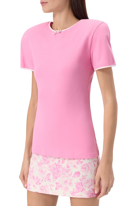 Хлопковый топ ROWEN ROSE RR_J116 Розовый  RR_J116 Фото 3