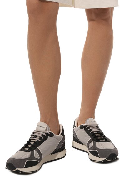 Комбинированные кроссовки EMPORIO ARMANI, арт. X4X289/XM499, фото 3