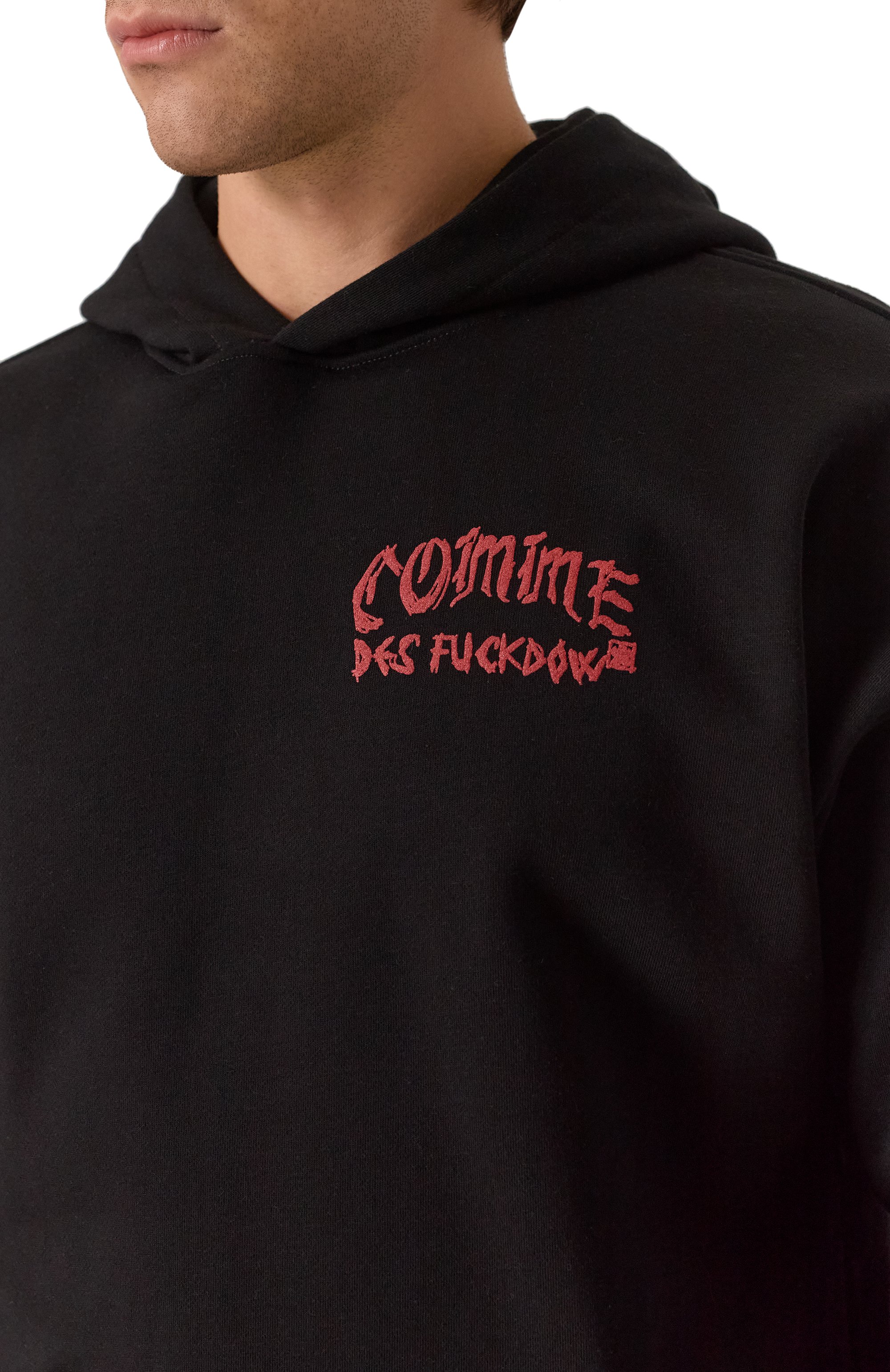 Хлопковое худи COMME DES FUCKDOWN, арт. CFABM01807, фото 5