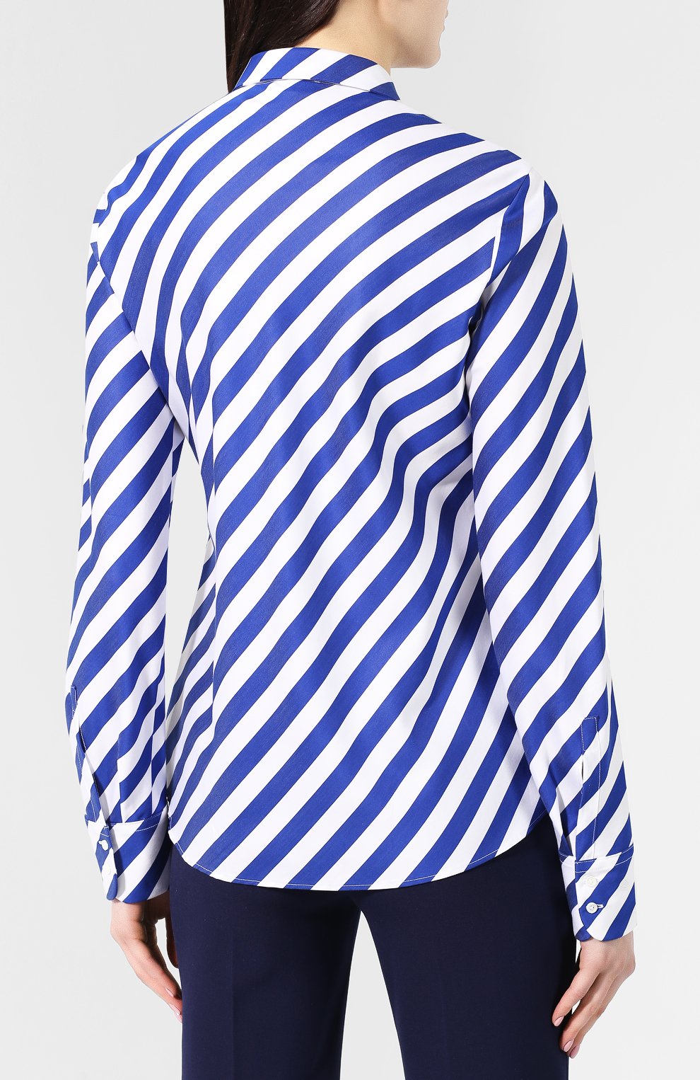 Рубашка в полоску VAN LAACK синего цвета по цене 12950 руб., арт. BL-BELLA-SGDI/156196, фото 4 Рубашка в полоску VAN LAACK, арт. BL-BELLA-SGDI/156196, фото 4