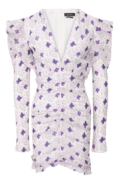 Женское платье из смеси хлопка и шелка ISABEL MARANT, арт. R01600-20P024I/ETYA