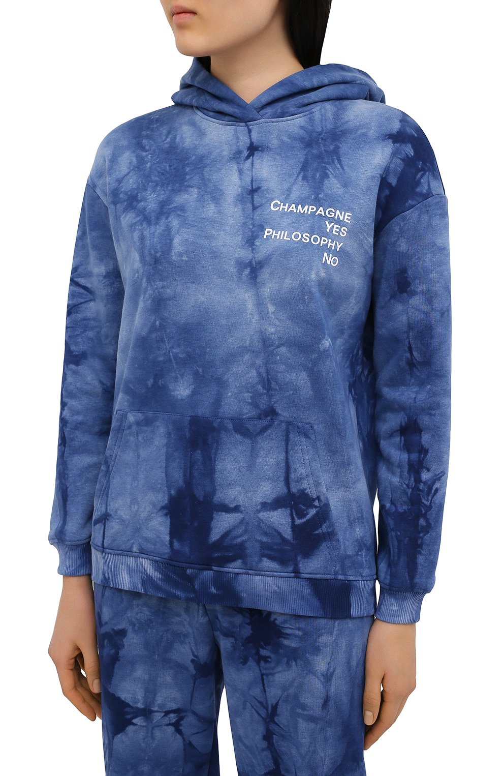 Хлопковый костюм SEVEN LAB синего цвета по цене 20580 руб., арт. HPW20-CYPN tie-dye blue, фото 2 Хлопковый костюм SEVEN LAB, арт. HPW20-CYPN tie-dye blue, фото 2
