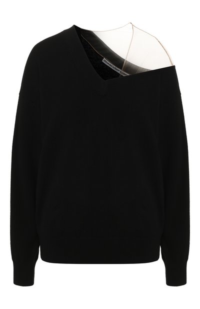 Женский пуловер из смеси шерсти и вискозы ALEXANDER WANG, арт. 1KC1201008