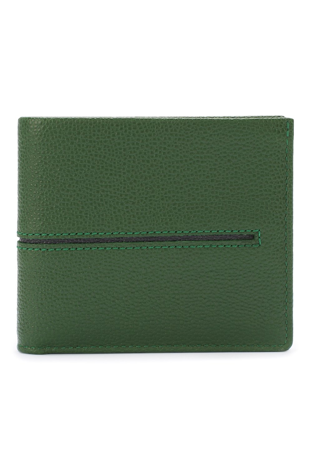 Кожаное портмоне TOD’S зеленого цвета по цене 27250 руб., арт. XAMACHC0300GPA, фото 1 Кожаное портмоне TOD’S, арт. XAMACHC0300GPA, фото 1