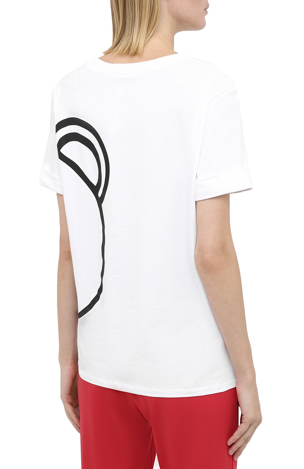 Хлопковая футболка MOSCHINO, арт. A1914/9012, фото 4