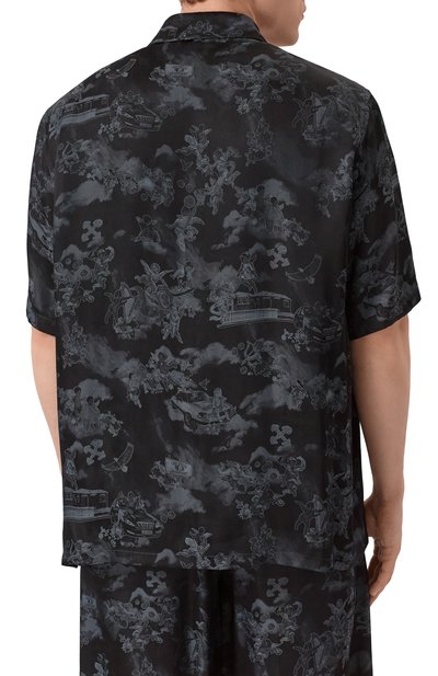 Рубашка OFF-WHITE черного цвета по цене 72800 руб., арт. 0MGG013S25FAB005, фото 4 Рубашка OFF-WHITE, арт. 0MGG013S25FAB005, фото 4