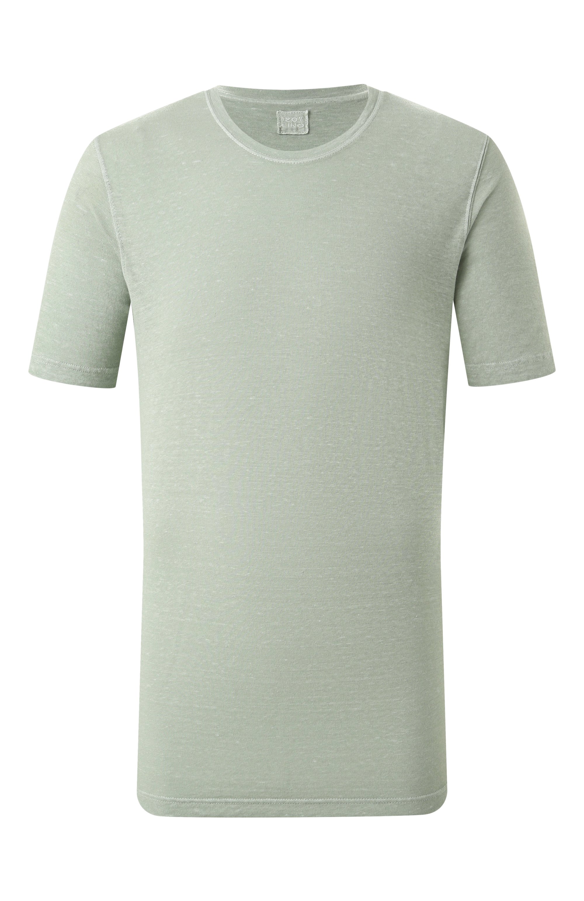 Футболка из хлопка и льна 120% LINO, арт. 32ALIM7186/G308/S01, фото 1