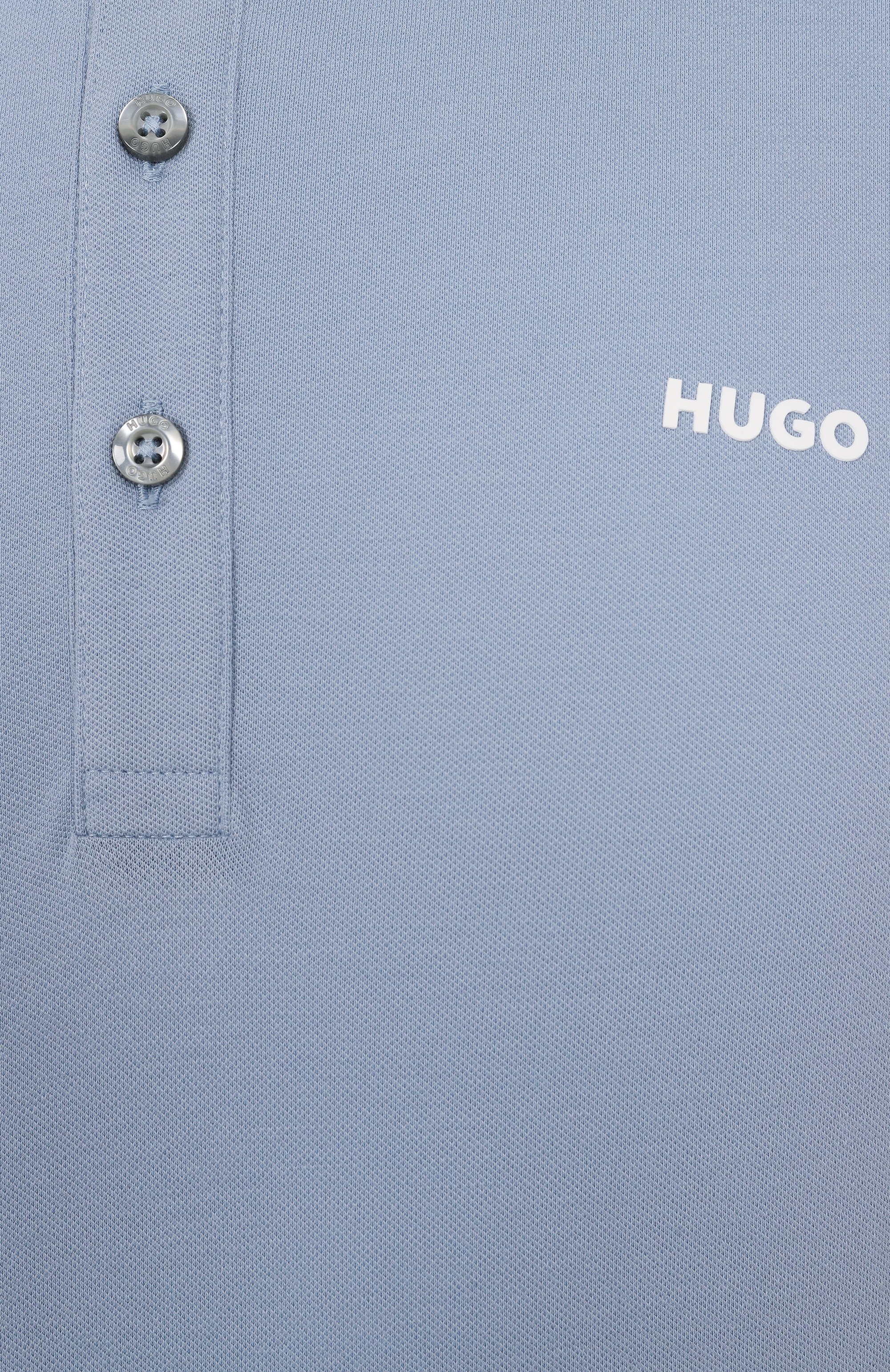 Хлопковое поло HUGO, арт. 50467344, фото 6