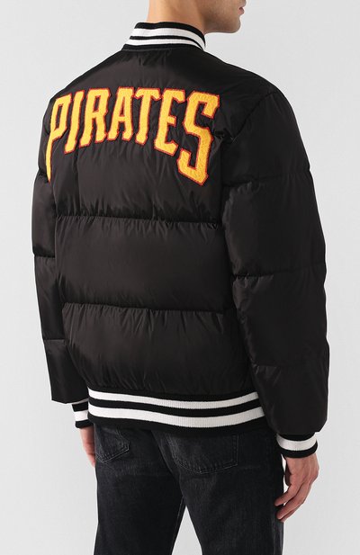 Пуховый бомбер на кнопках с контрастными манжетами GUCCI, арт. 543570/Z4190, фото 4