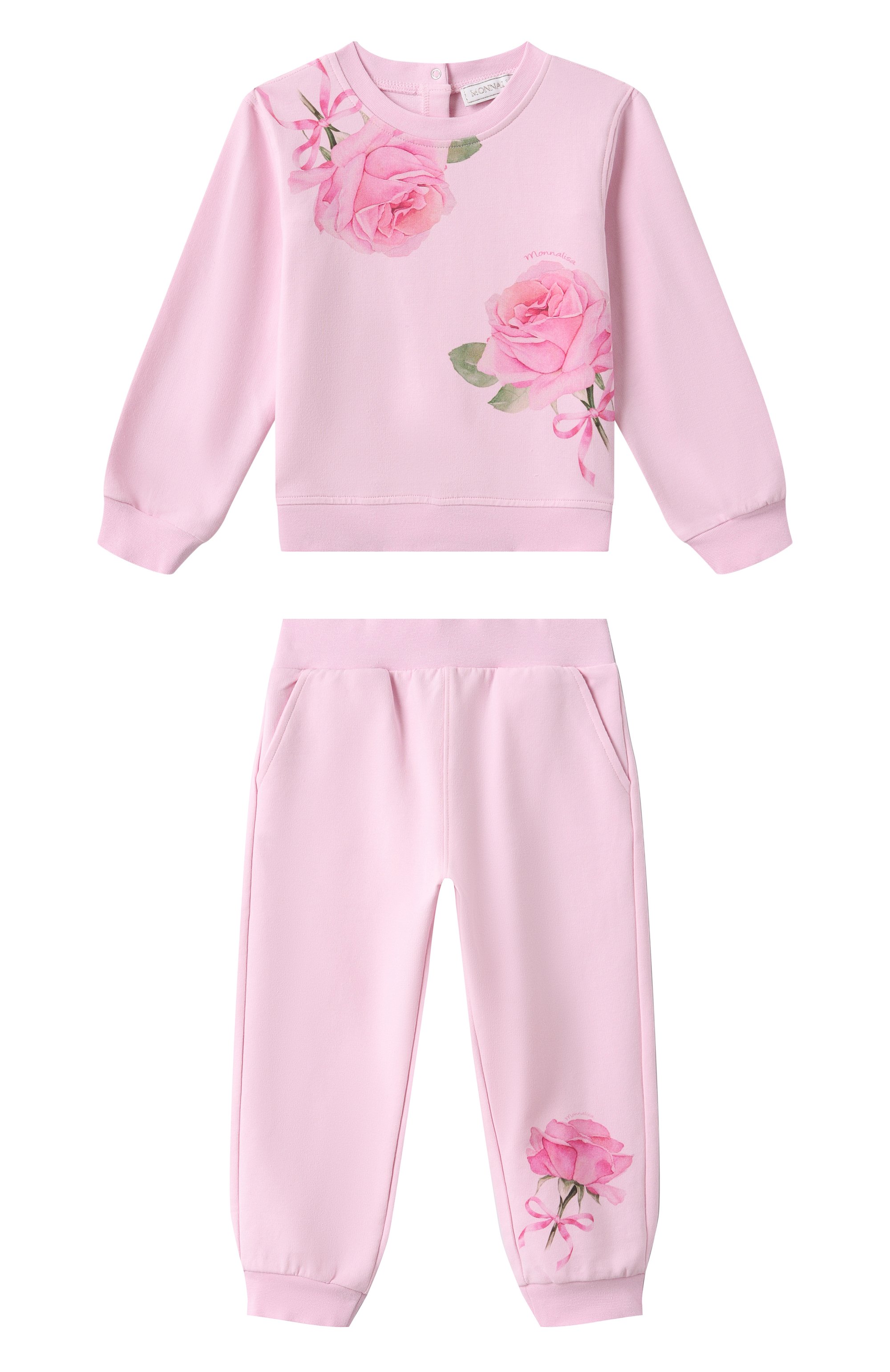 Комплект из свитшота и брюк MONNALISA, арт. 39E500NP, фото 1