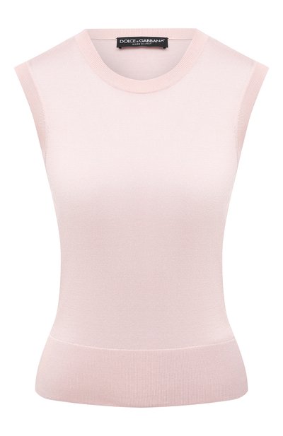Женский шелковый топ DOLCE & GABBANA, арт. FX843T/JASMX