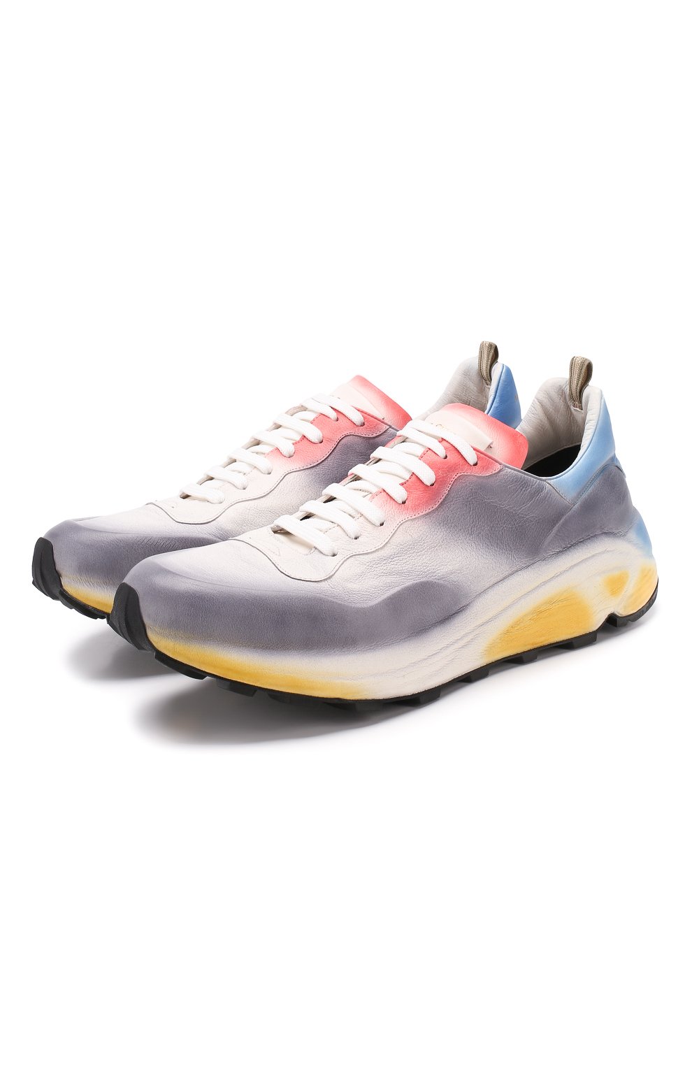 Кожаные кроссовки OFFICINE CREATIVE разноцветного цвета по цене 49950 руб., арт. SPHYKE/001/FRIDA, фото 1 Кожаные кроссовки OFFICINE CREATIVE, арт. SPHYKE/001/FRIDA, фото 1