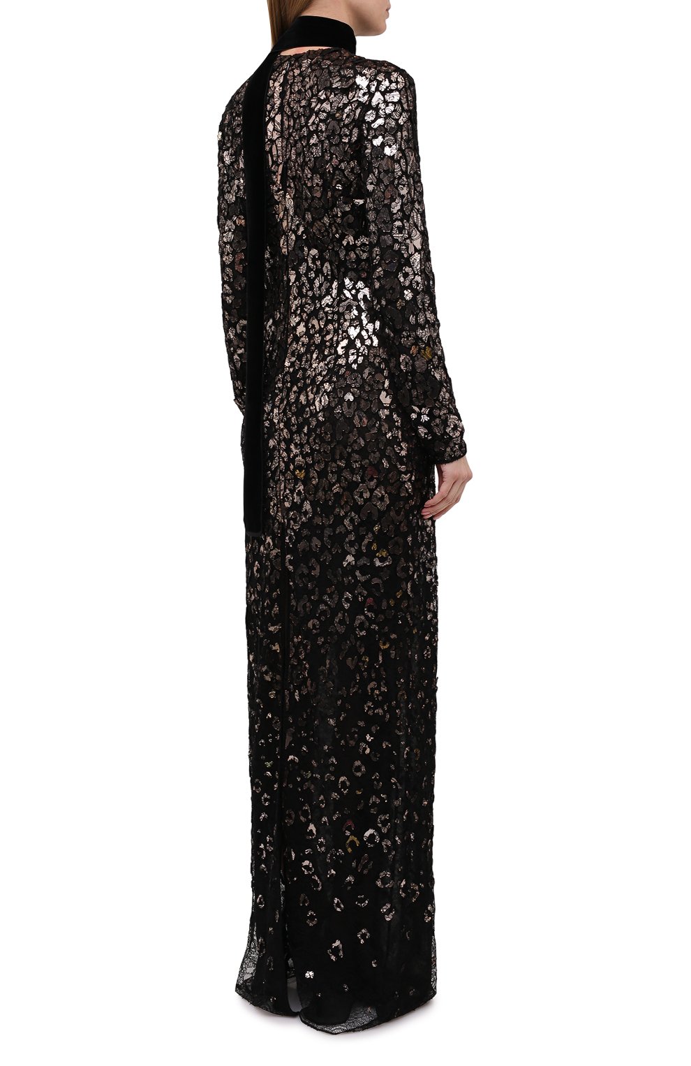 Платье с отделкой пайетками TOM FORD, арт. AB2889-SDE272, фото 4