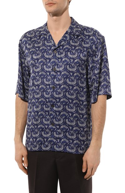 Рубашка из вискозы DRIES VAN NOTEN, арт. 231-020718-6033, фото 3