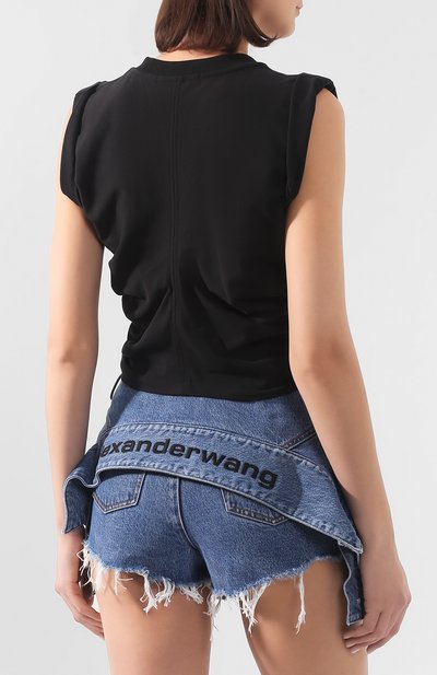 Хлопковая футболка ALEXANDERWANG.T, арт. 4CC2191096, фото 4