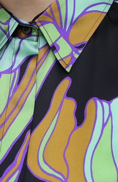Шелковая рубашка DRIES VAN NOTEN, арт. 202-10764-1135, фото 5