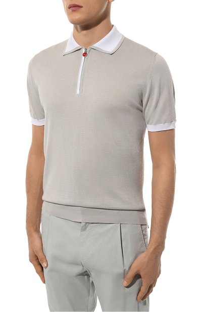 Хлопковое поло KITON, арт. UMK0571V1, фото 3