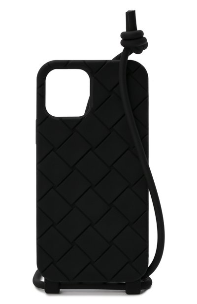 Чехол для iphone 12/12 pro BOTTEGA VENETA черного цвета по цене 18450 руб., арт. 680029/V0EY0, фото 3 Чехол для iphone 12/12 pro BOTTEGA VENETA, арт. 680029/V0EY0, фото 3