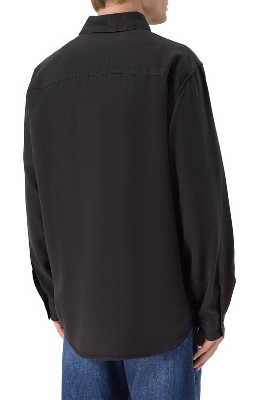 Рубашка из лиоцелла Diesel A22025/0HPAG Чёрный  A22025/0HPAG Фото 4