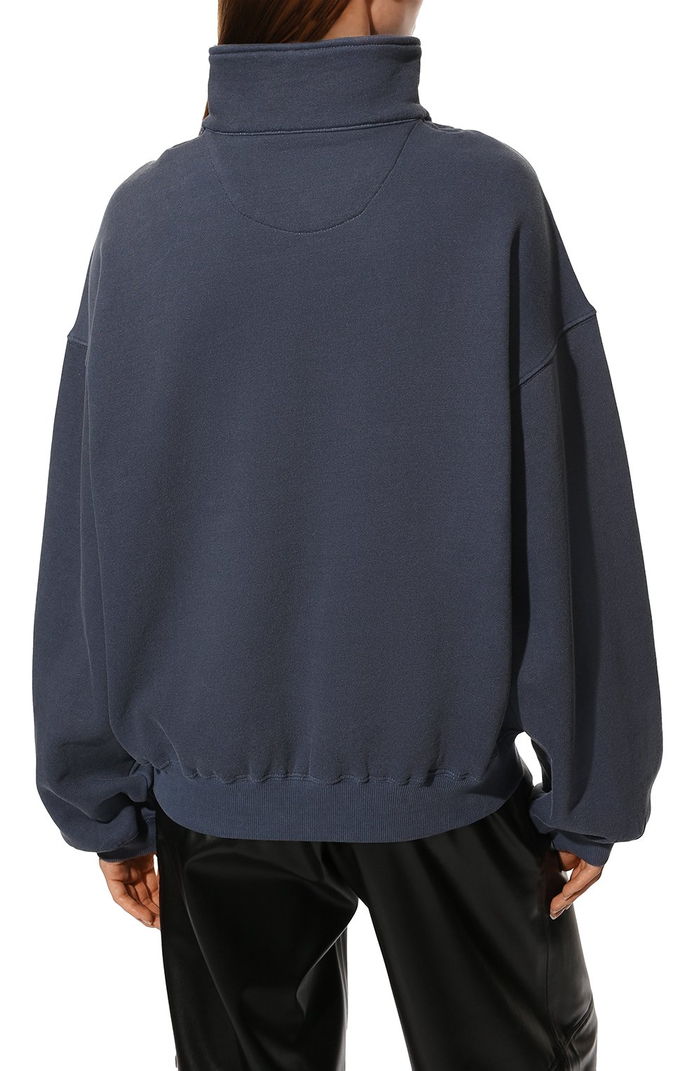 Хлопковый анорак LOW CLASSIC синего цвета по цене 36600 руб., арт. L0W22PF_ST01BL, фото 4 Хлопковый анорак LOW CLASSIC, арт. L0W22PF_ST01BL, фото 4