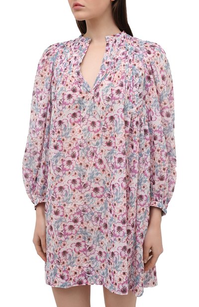 Хлопковое платье ISABEL MARANT ETOILE светло-розового цвета по цене 37200 руб., арт. R01591-21P009E/VIRGINIE, фото 3 Хлопковое платье ISABEL MARANT ETOILE, арт. R01591-21P009E/VIRGINIE, фото 3