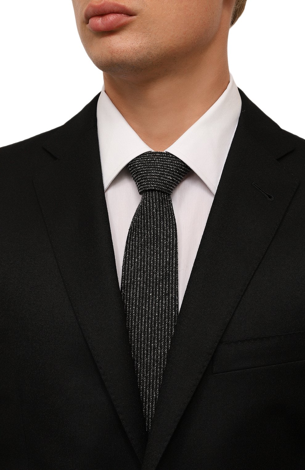 Галстук из шелка и шерсти LANVIN, арт. 6L8150/J5930, фото 2