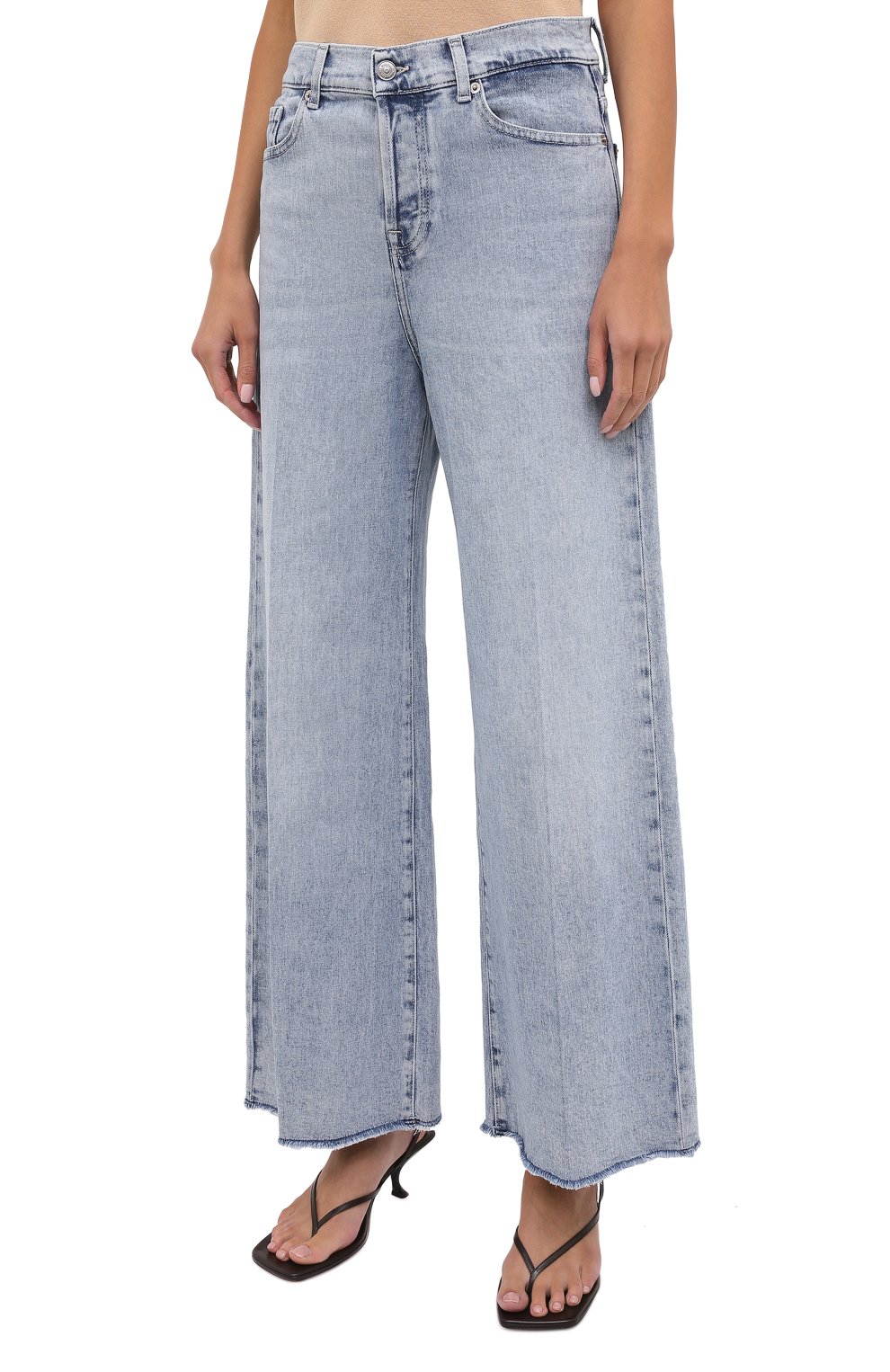 Джинсы 7 FOR ALL MANKIND светло-голубого цвета по цене 21850 руб., арт. JSZ0B75TL0, фото 3 Джинсы 7 FOR ALL MANKIND, арт. JSZ0B75TL0, фото 3
