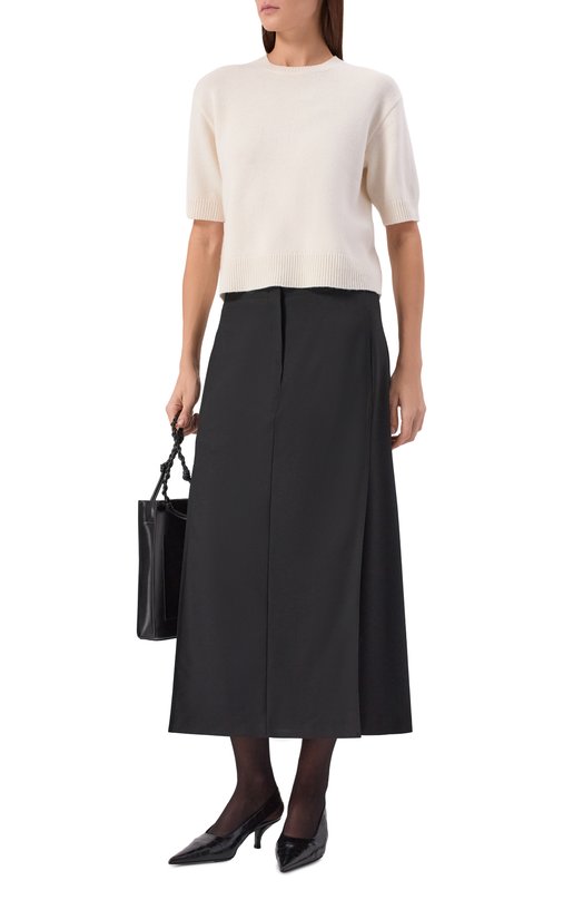 Кашемировый пуловер Theory 00818707 Кремовый  00818707 Фото 2