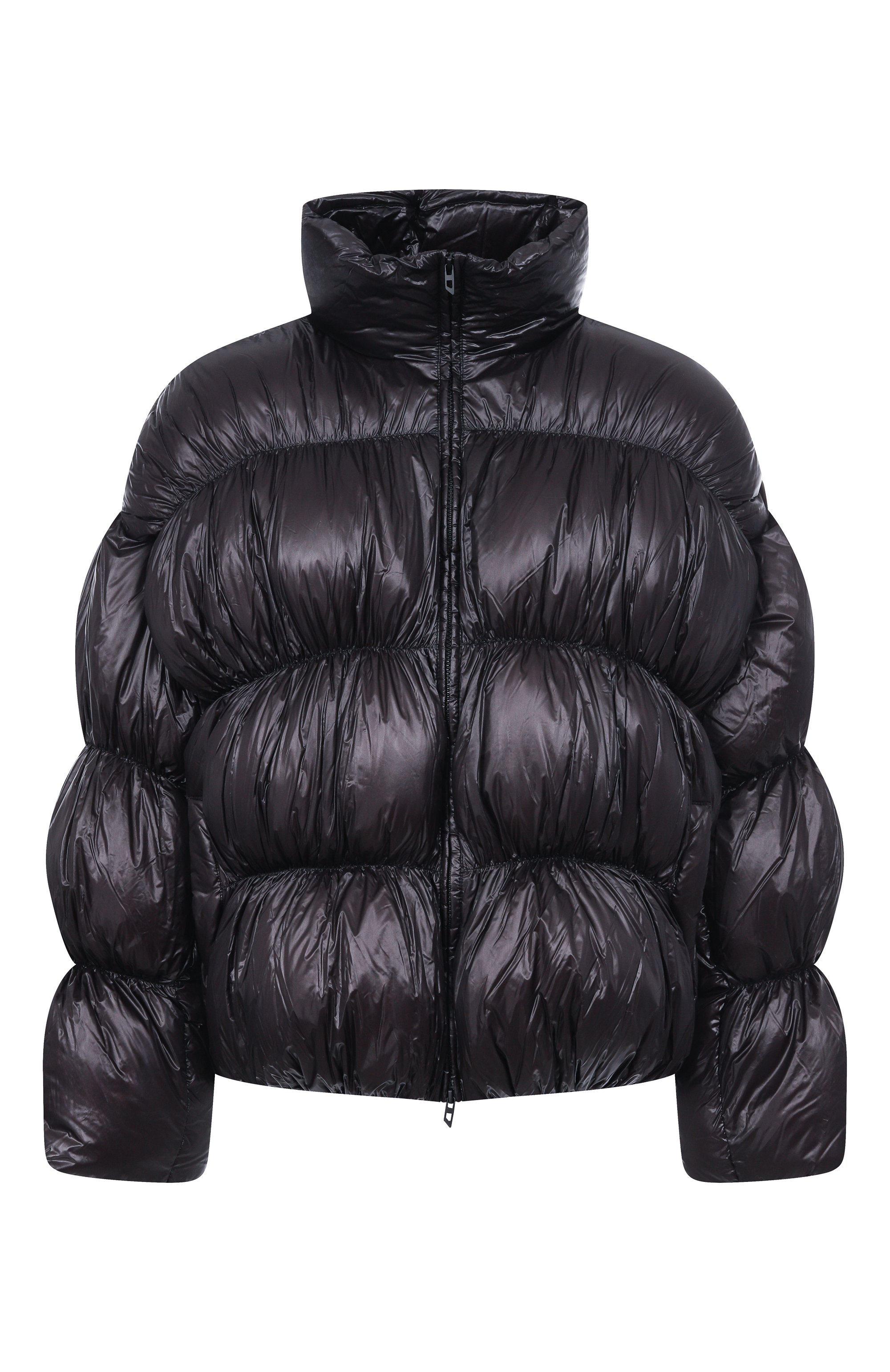 Пуховик DIESEL черного цвета по цене 79800 руб., арт. A18491/0DEBT, фото 1 Пуховик DIESEL, арт. A18491/0DEBT, фото 1