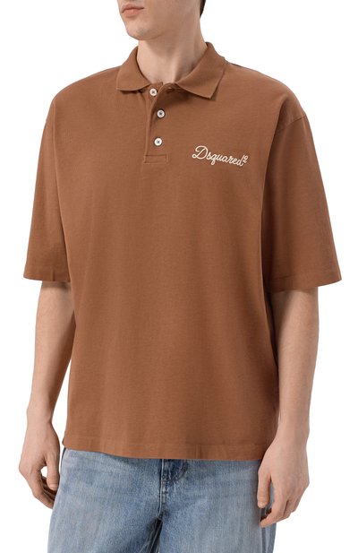 Хлопковое поло DSQUARED2, арт. S74GL0100/D20106, фото 3