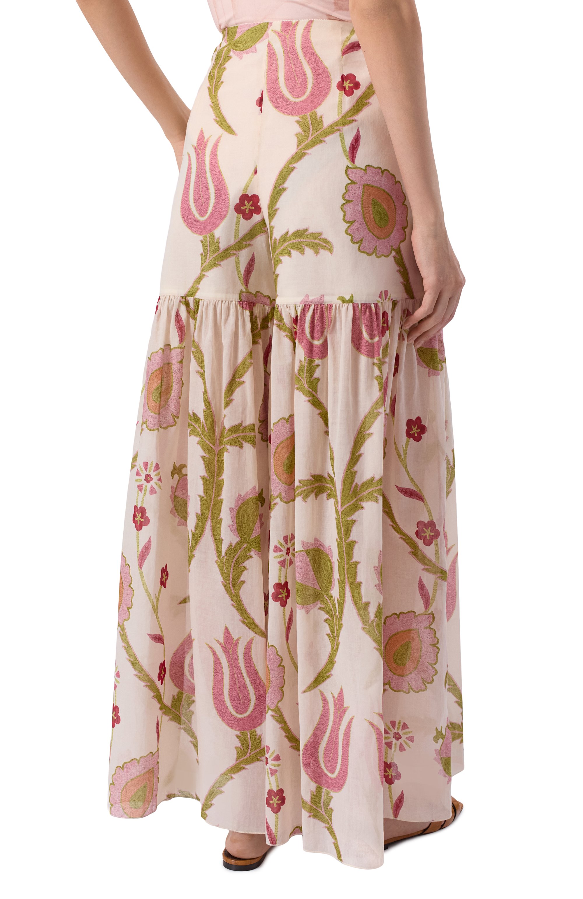 Хлопковые брюки GIAMBATTISTA VALLI, арт. 26SSRVCA3068/39PRI, фото 4