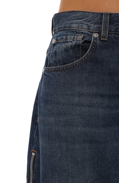 Джинсы 7 FOR ALL MANKIND синего цвета по цене 38800 руб., арт. JSNN066ZT0, фото 5 Джинсы 7 FOR ALL MANKIND, арт. JSNN066ZT0, фото 5