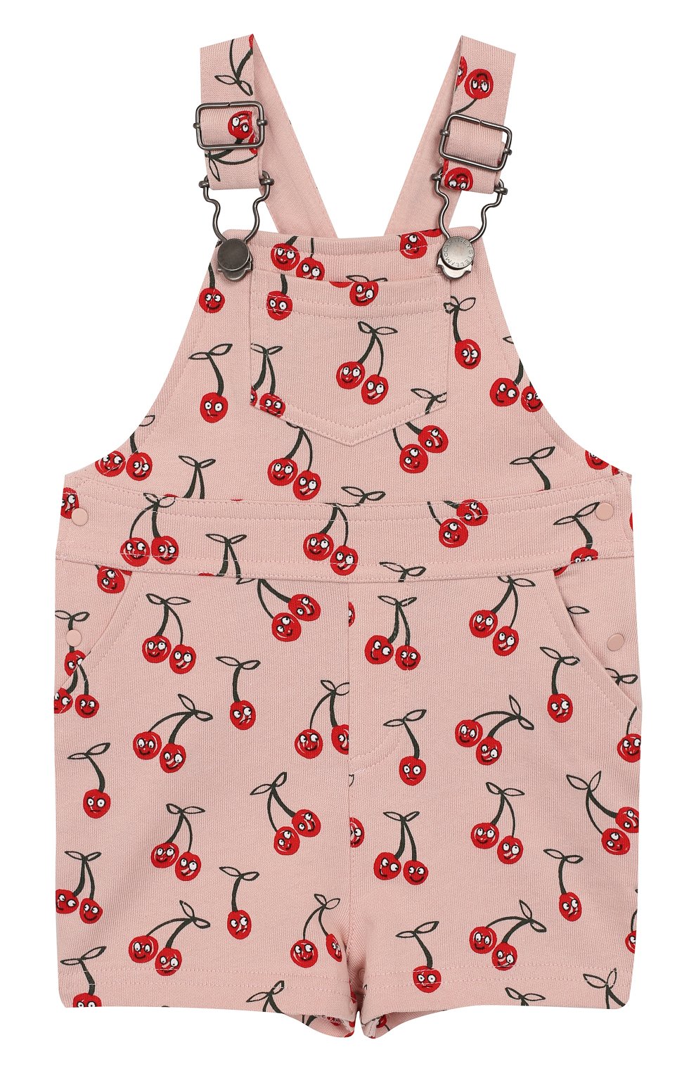 Хлопковый комбинезон STELLA MCCARTNEY розового цвета по цене 6480 руб., арт. 540000/SMJF5, фото 1 Хлопковый комбинезон STELLA MCCARTNEY, арт. 540000/SMJF5, фото 1