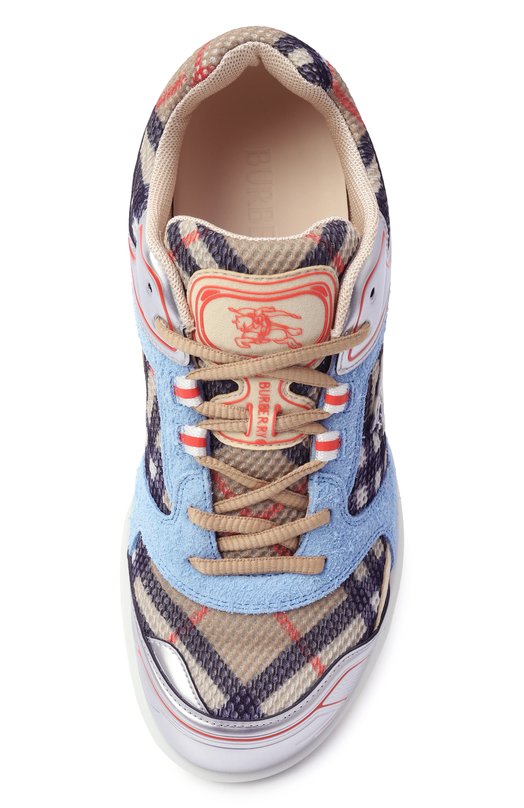 Комбинированные кеды Matrix Burberry 8111731 Бежевый  8111731 Фото 6