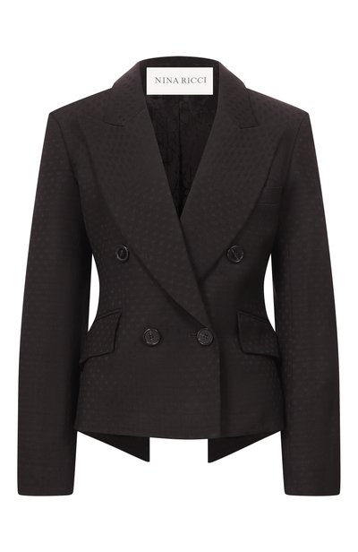 Женский жакет из шерсти и вискозы NINA RICCI, арт. 26ACVE002/W00365