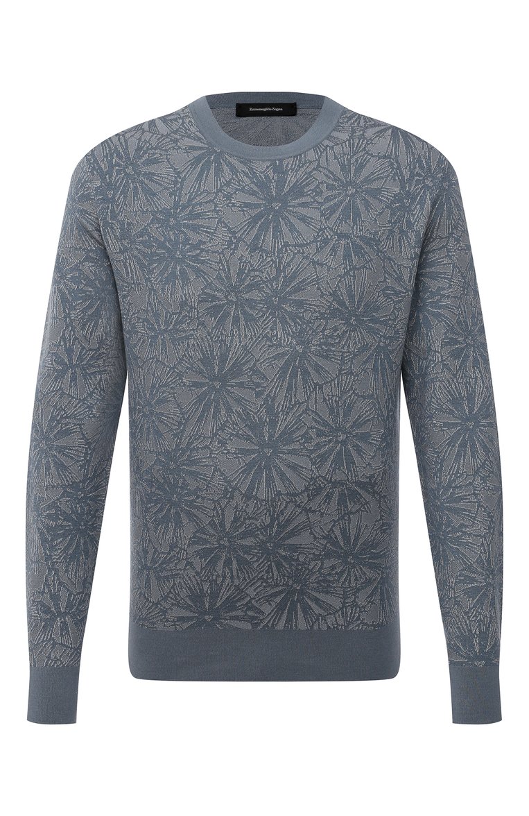 Джемпер из шелка и шерсти ZEGNA, арт. UWF99/110, фото 1