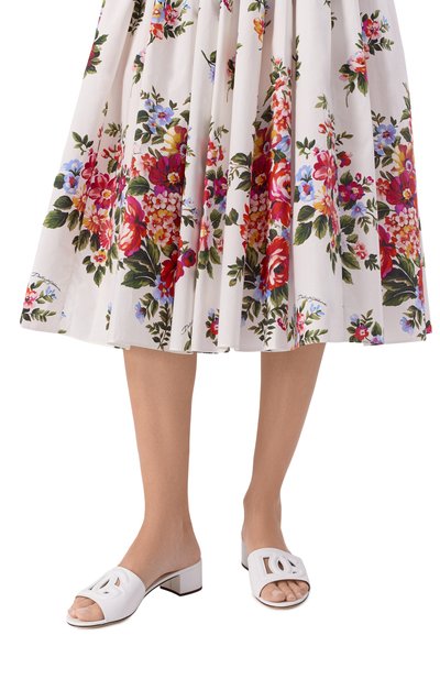 Женские кожаные мюли bianca DOLCE & GABBANA, арт. CR1755/AY329