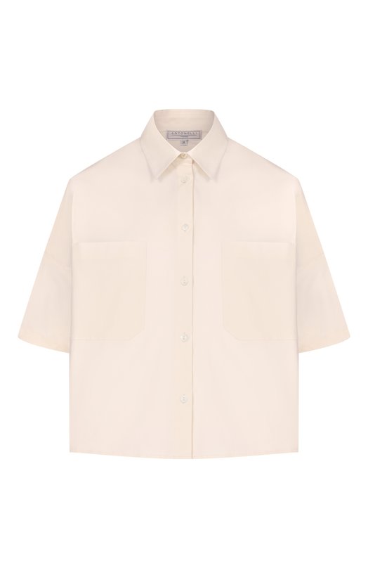 Хлопковая рубашка Antonelli Firenze J2301Q/135B Кремовый J2301Q/135B