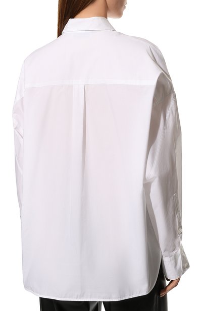 Хлопковая рубашка LOW CLASSIC белого цвета по цене 34000 руб., арт. L0W22PF_SH07WH, фото 4 Хлопковая рубашка LOW CLASSIC, арт. L0W22PF_SH07WH, фото 4