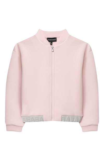 Бомбер EMPORIO ARMANI светло-розового цвета по цене 16800 руб., арт. 6H3B03/1JDSZ, фото 1 Бомбер EMPORIO ARMANI, арт. 6H3B03/1JDSZ, фото 1