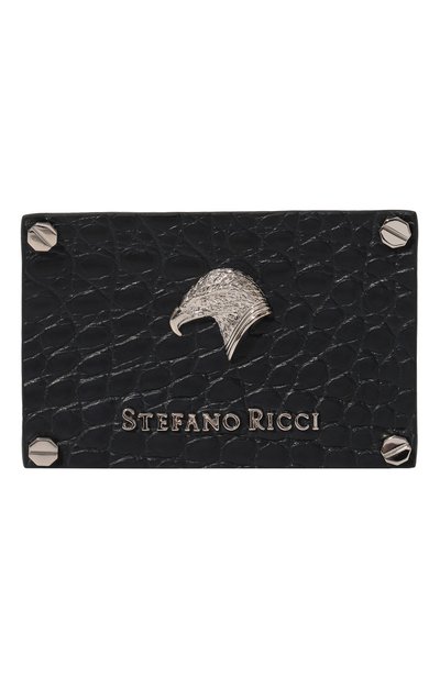 Мужская патч из кожи аллигатора STEFANO RICCI, арт. SALPASTACC/ALLIGA