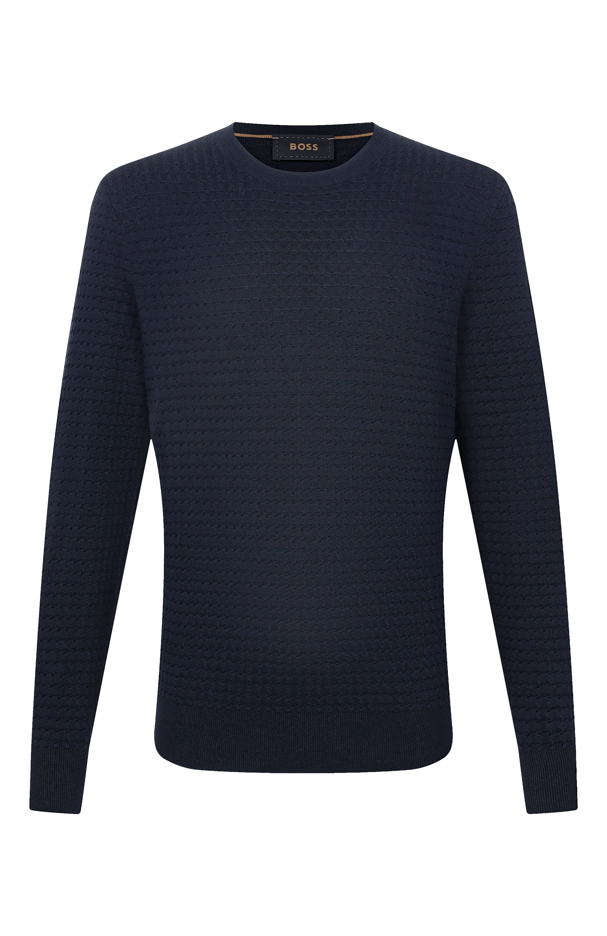 Джемпер из шелка и хлопка BOSS CAMEL, арт. 50555189, фото 1