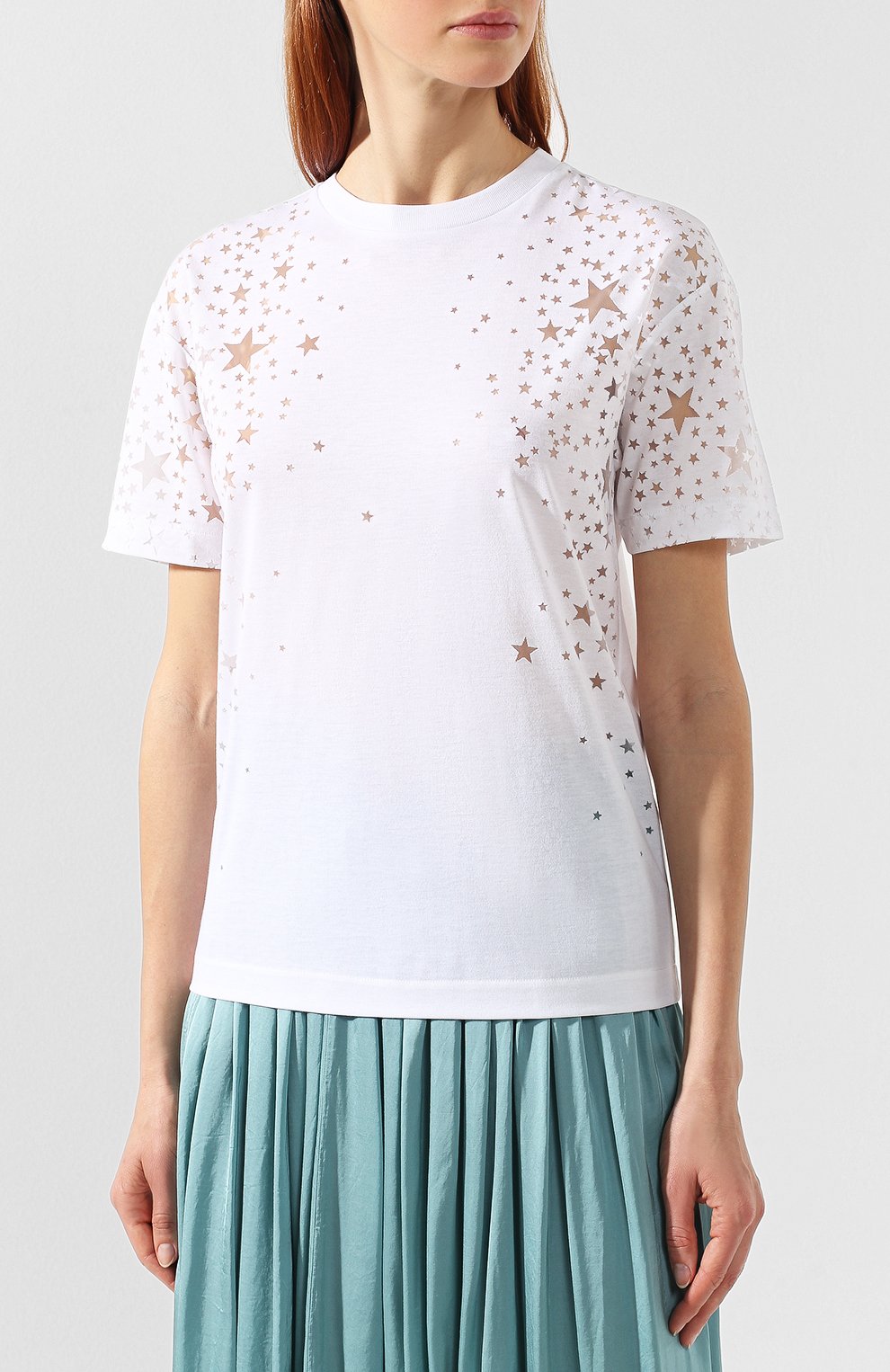 Хлопковая футболка STELLA MCCARTNEY, арт. 342365/SJW35, фото 3